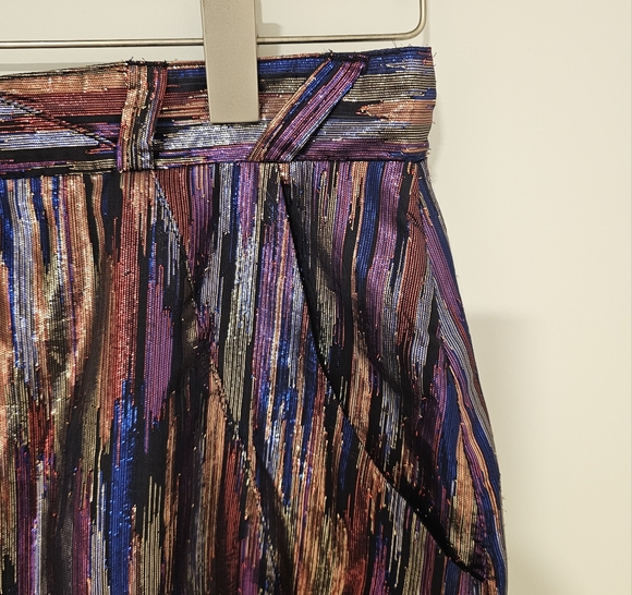 H&M Trend Tinsel Mini-skirt - Picture 3 of 8